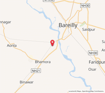 Map of Majnunpur, Uttar Pradesh