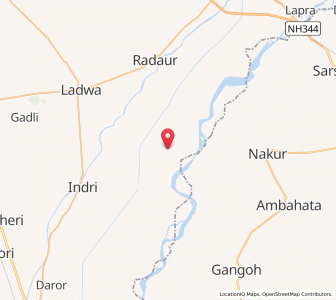 Map of Majra Chandraon Burj, Haryana