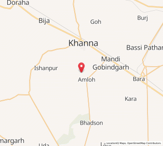Map of Majra Manna Singhwala, Punjab