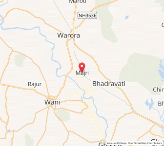 Map of Majri, Maharashtra