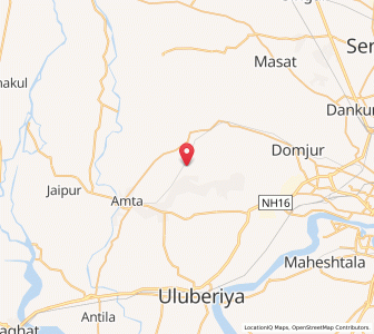 Map of Maju, West Bengal