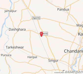 Map of Makhalpur, West Bengal