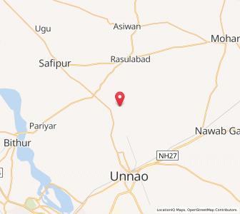 Map of Makhi, Uttar Pradesh