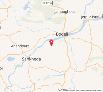 Map of Makni, Gujarat