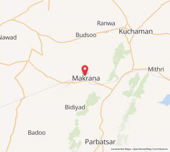 Map of Makrana, Rajasthan