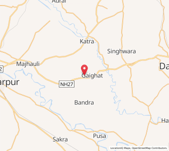 Map of Makrandpur, Bihar