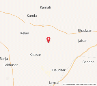 Map of Makrasar, Rajasthan