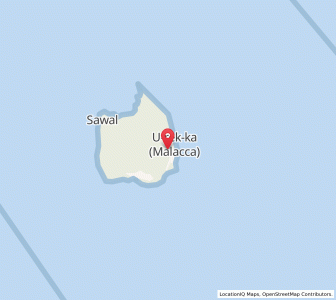 Map of Malacca, Andaman and Nicobar Islands