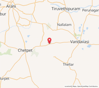 Map of Malaiyur, Tamil Nadu