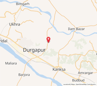 Map of Malandighi, West Bengal