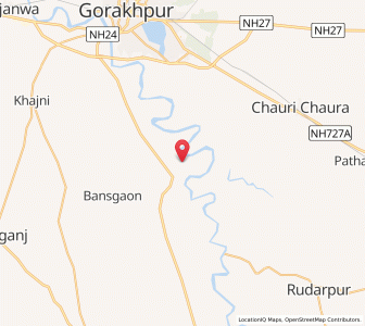 Map of Malaon, Uttar Pradesh