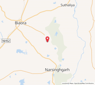 Map of Malawar, Madhya Pradesh
