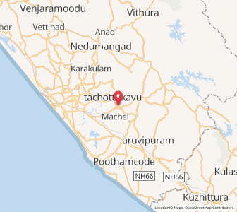 Map of Malayinkeezhu, Kerala