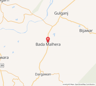 Map of Malehra, Madhya Pradesh