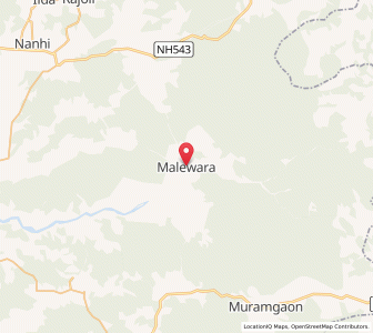 Map of Malewara, Maharashtra