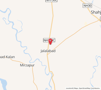 Map of Malhupur, Uttar Pradesh