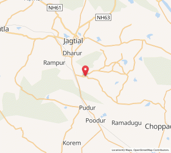 Map of Malial, Andhra Pradesh