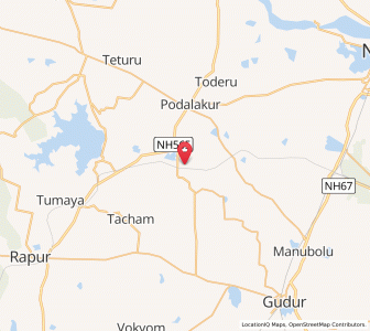 Map of Malichedu, Andhra Pradesh