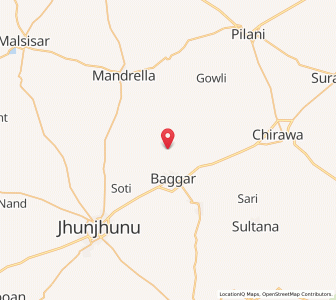Map of Maligaon, Rajasthan