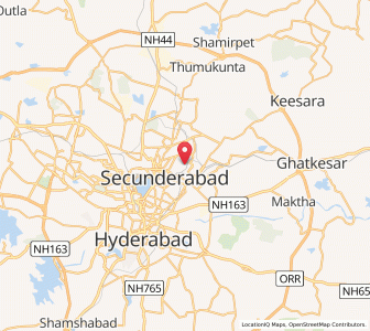 Map of Malkajgiri, Andhra Pradesh