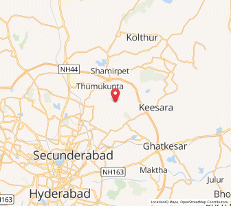 Map of Malkaram, Andhra Pradesh