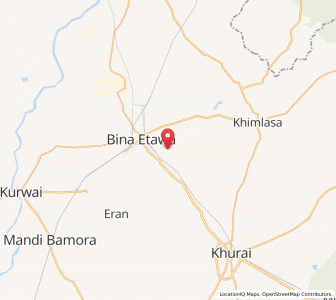 Map of Malkheri, Madhya Pradesh