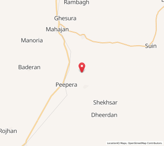 Map of Malkisar Chhota, Rajasthan