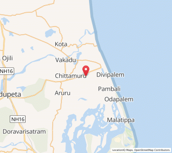 Map of Mallam, Andhra Pradesh