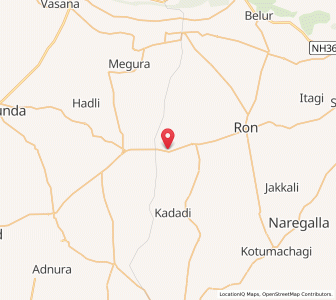 Map of Mallapur, Karnataka