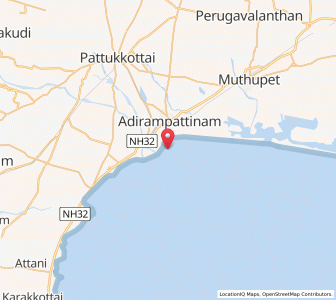 Map of Mallipatnam, Tamil Nadu