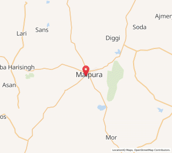 Map of Malpura, Uttar Pradesh