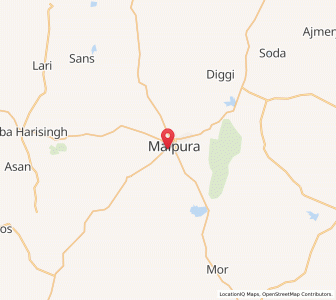 Map of Malpura, Uttar Pradesh