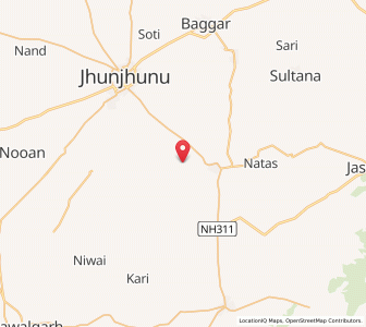 Map of Malsar, Rajasthan