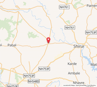 Map of Malthan, Maharashtra