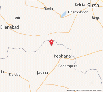 Map of Maluani, Rajasthan