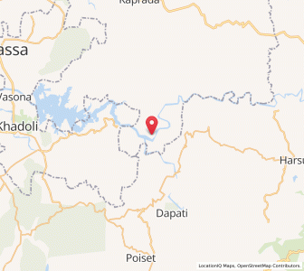 Map of Malungi, Gujarat