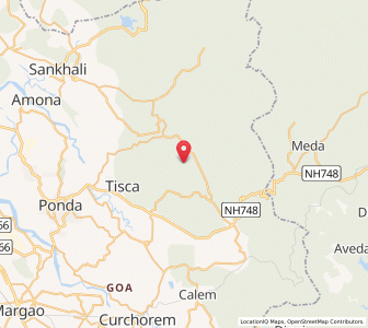 Map of Malvona, Goa