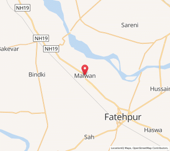 Map of Malwa, Uttar Pradesh