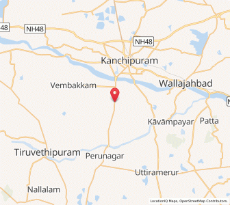 Map of Mamandur, Tamil Nadu