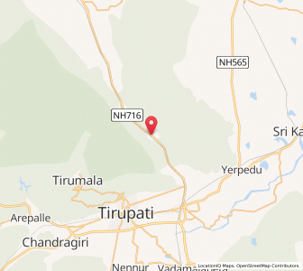 Map of Mamanduru, Andhra Pradesh