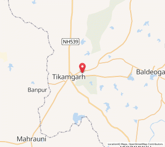 Map of Mamon, Madhya Pradesh