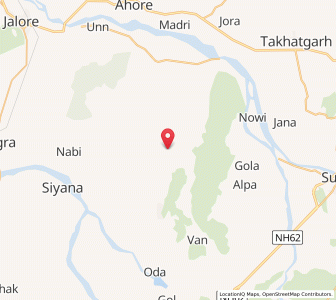 Map of Manadar, Rajasthan