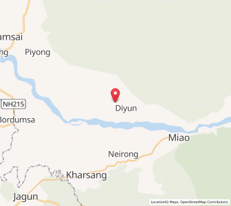Map of Manan, Arunachal Pradesh