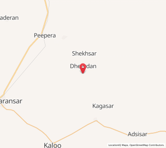 Map of Manapursar, Rajasthan