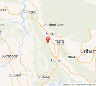 Map of Manara, Kashmir