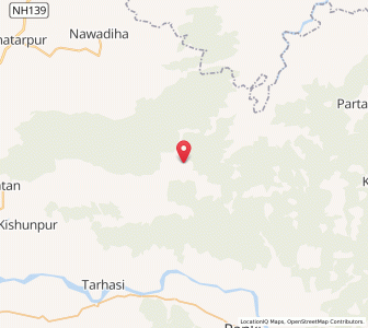 Map of Manatu, Jharkhand