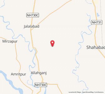 Map of Manbhawanganj, Uttar Pradesh