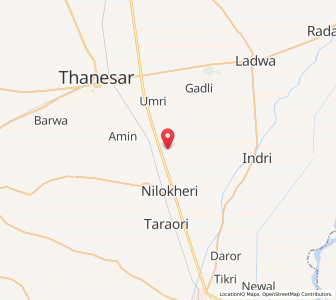 Map of Manchuri, Haryana