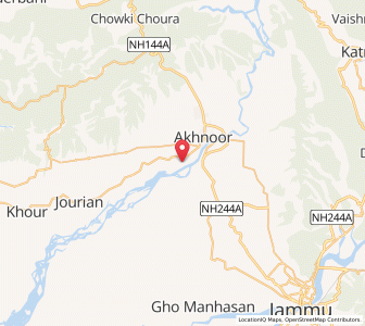 Map of Manda Khalka, Kashmir