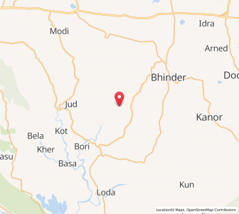 Map of Mandakla, Rajasthan